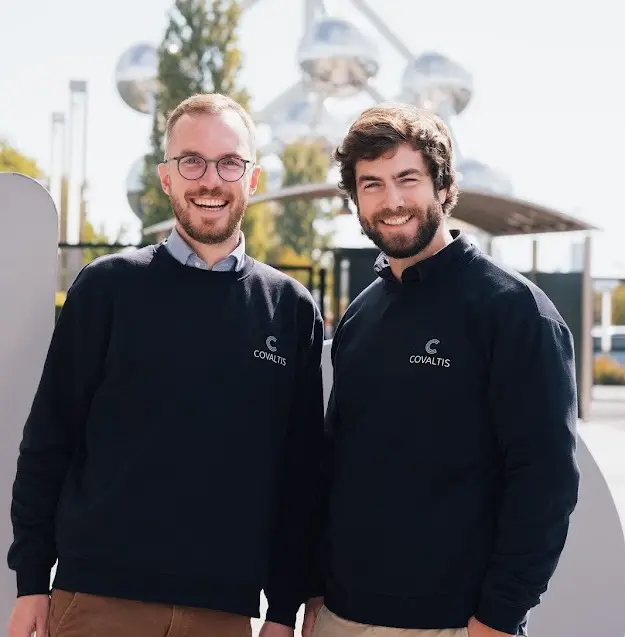 Etienne van den Hecke et Thibault de Broqueville, équipe Covaltis